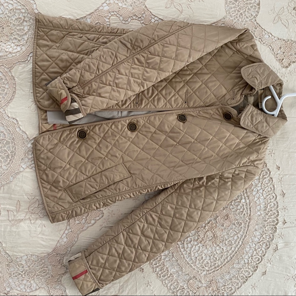 Burberry Brit diamond quilted jacket